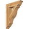 Ekena Millwork Funston Traditional Rough Sawn Bracket, Western Red Cedar, 6"W x 26"D x 34"H BKT06X26X34FST01RWR - alternate 1